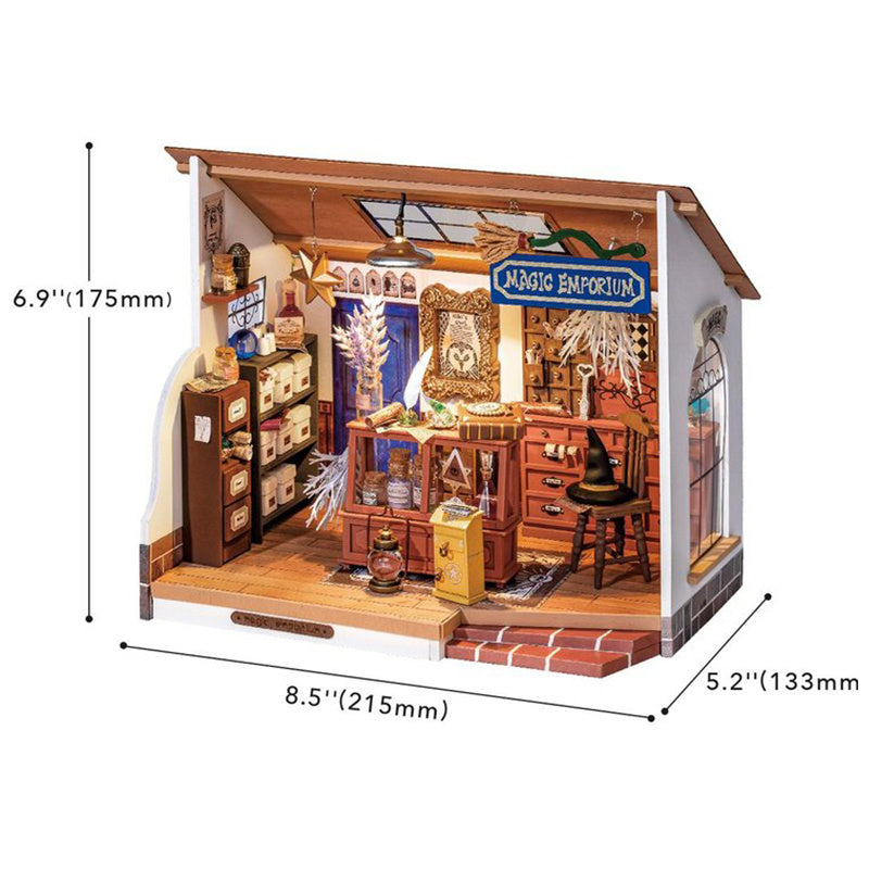 Rolife Mystic Archives Series DIY Miniature House Wooden Dollhouse for Boys Girls with Festival Gifts DG155-DG157