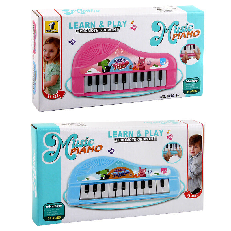 Musical Keyboard; 23 Keys; Music And ABC Songs Pre-Recorded; Educational Music Toys; Carry N' Go Handle