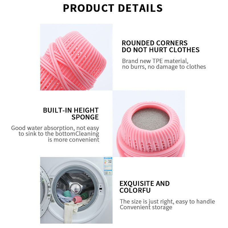 Pet Hair Removal Laundry Ball Washing Machine Filters Grabbing Lint Fluff Cleaning Remover Household Cleaning Product Reusable