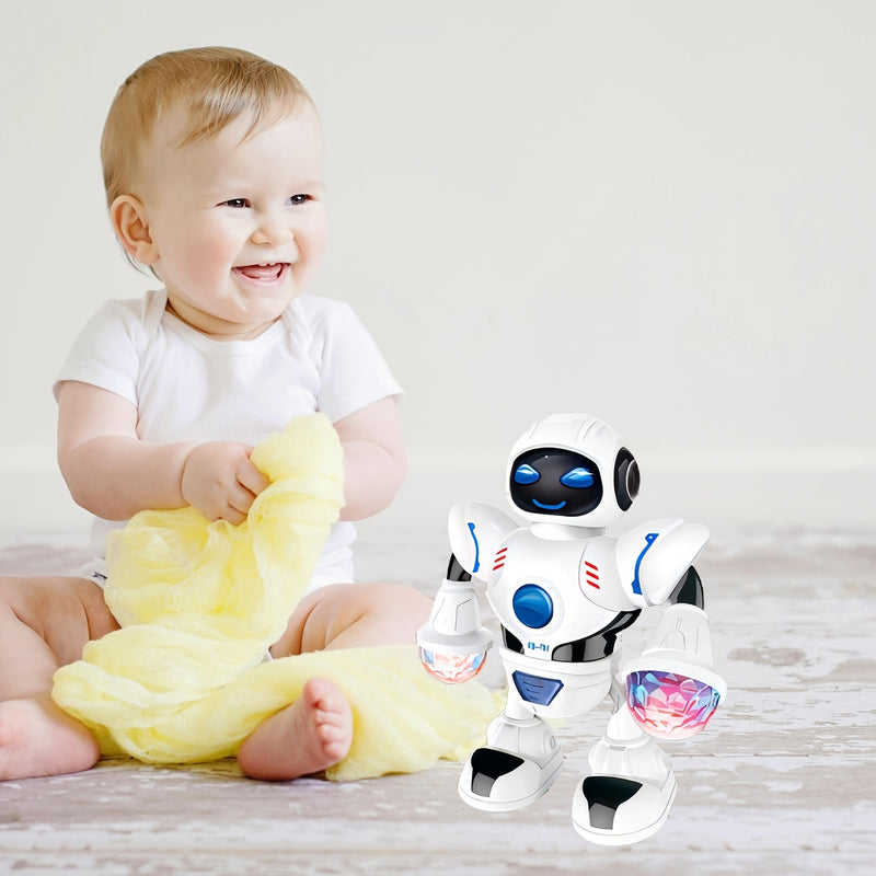 Electronic Robert Toy Smart Space Astronaut Walking Dancing Robot With Light And Sound