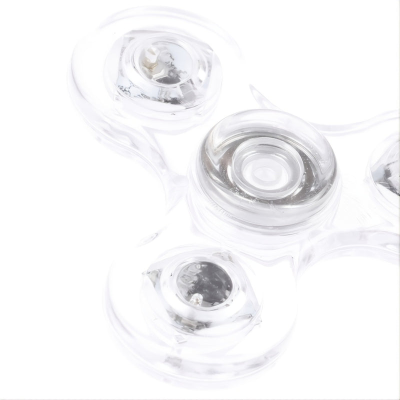 Glowing LED Light Spinner Hand Top Spinner Glow In The Dark; Fingertip Gyroscope Toy