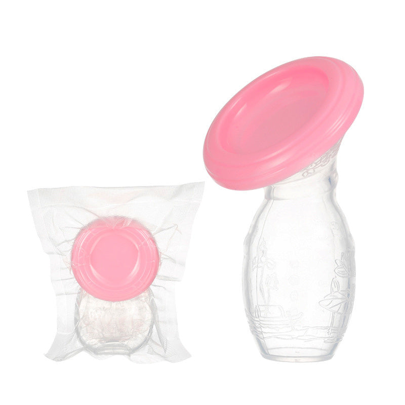 100ml Silicone Manual Control Breast Pump Breast Milk Collector Fixer Neonatal Nursing Pump Baby Breastfeeding Bottle