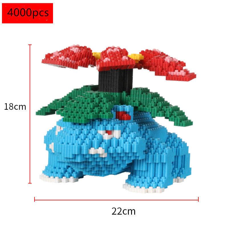 Pokémon Anime Cartoon Model Decoration Mini Diamond Particle Building Blocks Pikachu Building Blocks Assembled Educational Toys