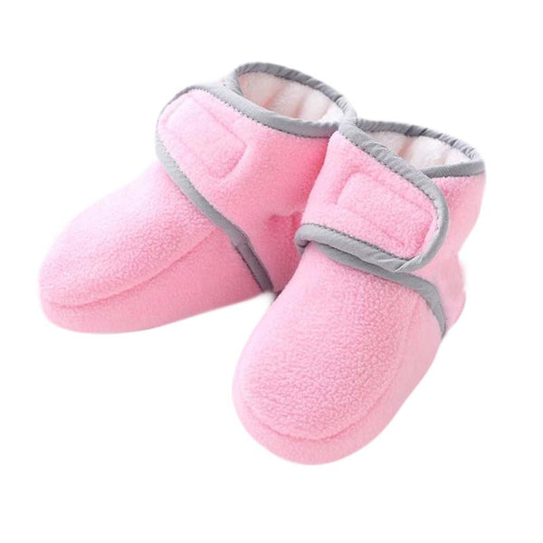 Cotton Small Shoes Thick Warm Winter Baby Shoes Rubber Sole Toddler Shoes