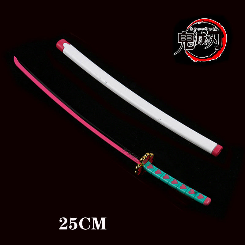 25cm Kimetsu No Yaiba Sword Weapon Demon Killer Tomioka Yoshio Role-playing Sword Anime Ninja Sword PU Weapon Props