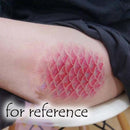 2 Sheets Handpainted Mermaid Temporary Tattoo Sticker Pink Fish Scale Fake Tattoo Thigh Waist Art Large Tattoo
