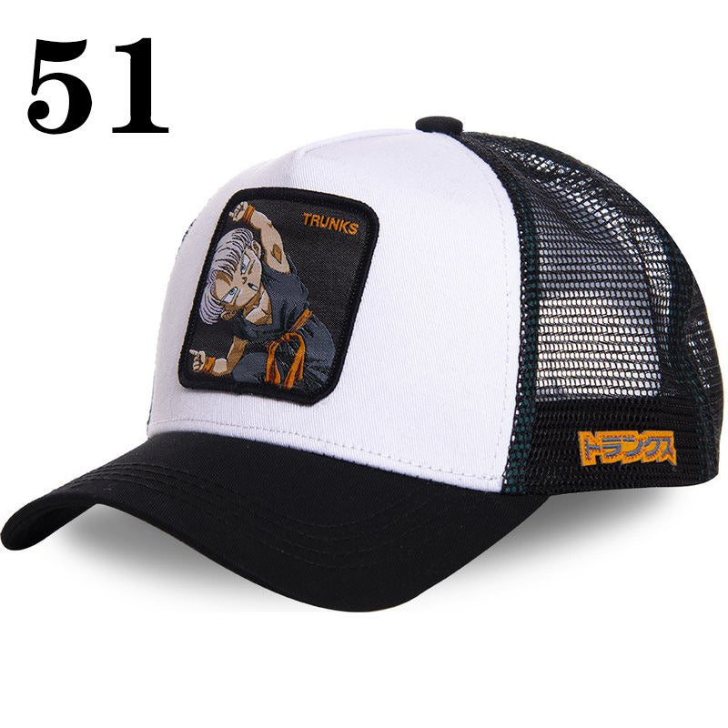 Dragon Ball Naruto 41 All Styles Buckle Back Cotton Baseball Cap Men's Women's Hip Hop Dad Hat Trucker Mesh Cap