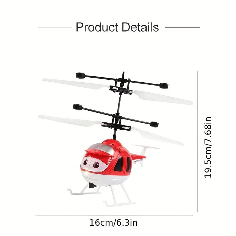 1pc Induction Intelligent Gesture Remote Control Helicopter; Boys Girls Children Suspension Aircraft