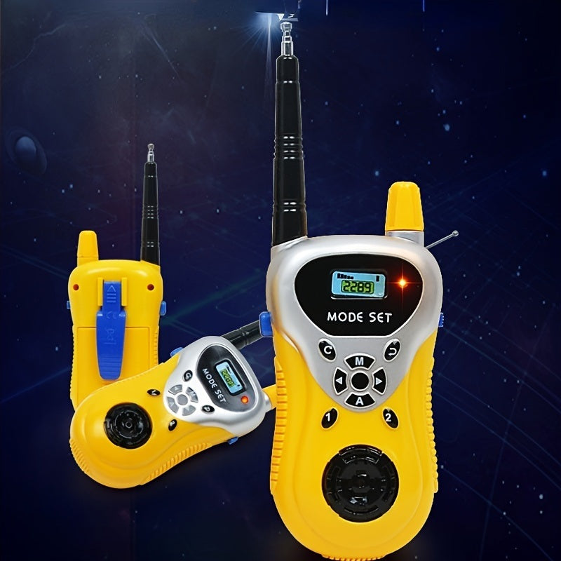 2pcs Wireless Call Parent-child Interactive Outdoor Toys ; Children's Mini Walkie-Talkie Toys