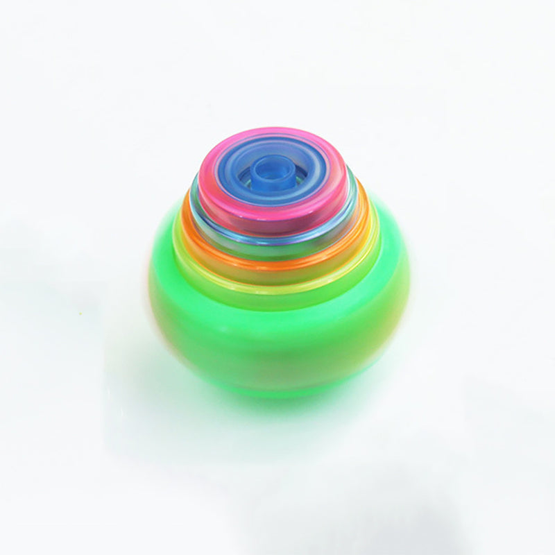 Music Gyro Kids Toy; Luminous Rotating Gyro Toy; With Colorful Light For Children