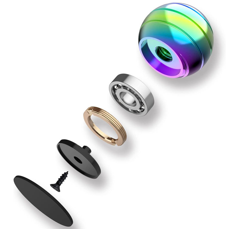 Desk Ball Spinner Optical Illusion Fidget Spinning Top Ball Stress Relief Toy Metal Juguete Para Aliviar El Estrés антистресс