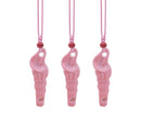 5 Packs Ceramic Whistles Necklace Sweater Chain for Womens Creative Kids Toy; Pink