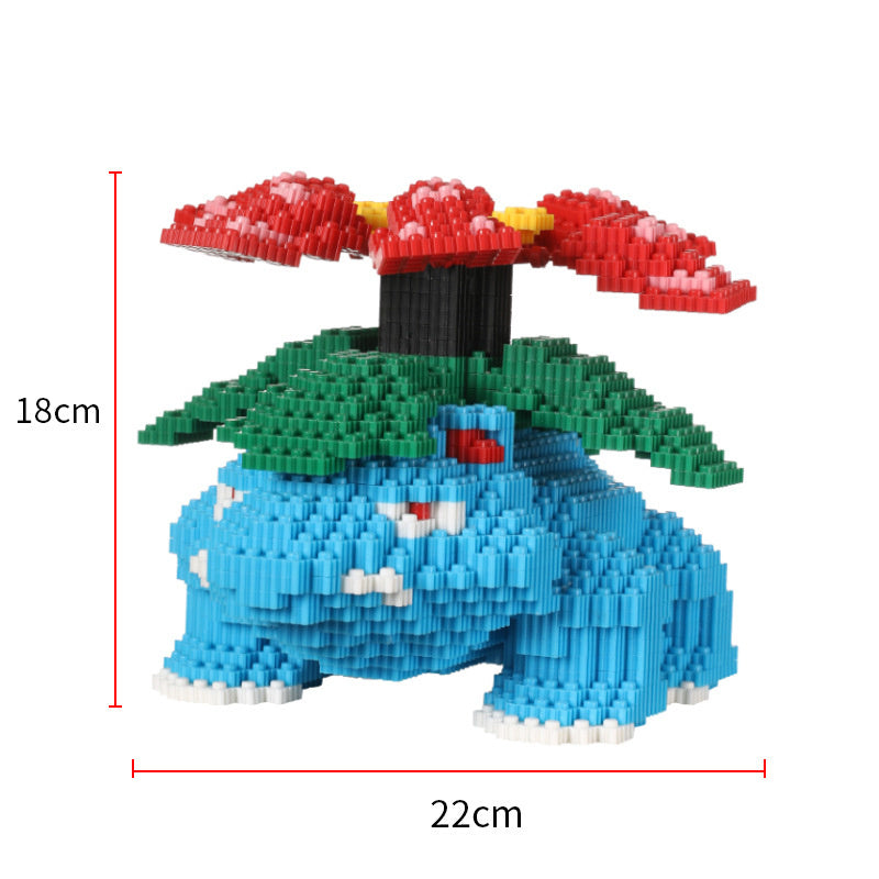 Pokemon Compatible Building Blocks Pikachu Toy Fire Dragon Fat Ding DIY Diamond Blocks And Pokemon Brick Toy Gifts