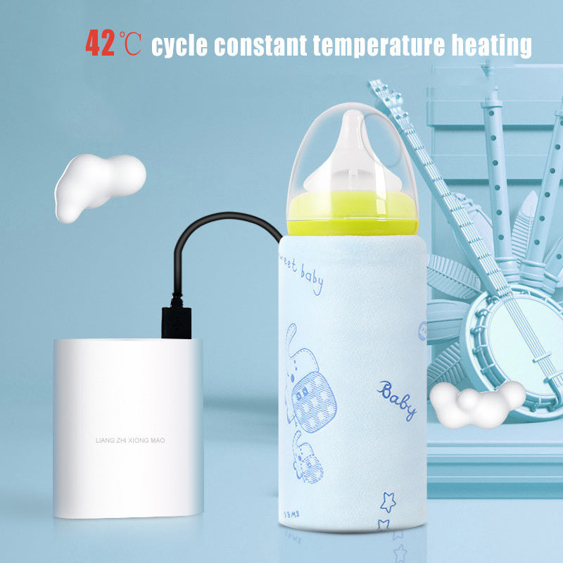 Bottle Heater Warmer; Portable Usb Car Bottle Warmer; Milk Water Heated Bag; Baby Accessories; Nursing Bottle Heater Insulated Bag