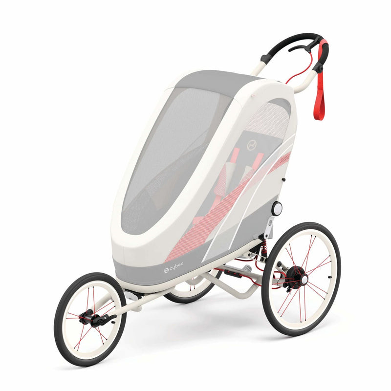 CYBEX ZENO Multisport Running Trailer Frame in Cream and Orange