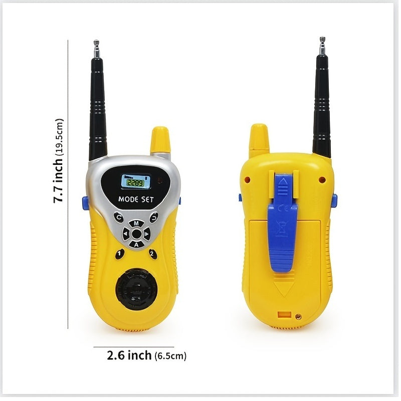 2pcs Wireless Call Parent-child Interactive Outdoor Toys ; Children's Mini Walkie-Talkie Toys