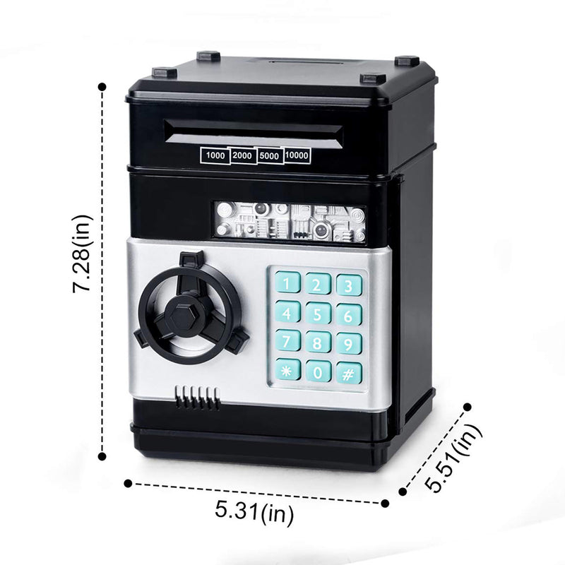 Piggy Bank Cash Coin Can ATM Bank Electronic Coin Money Bank Gift For Kids