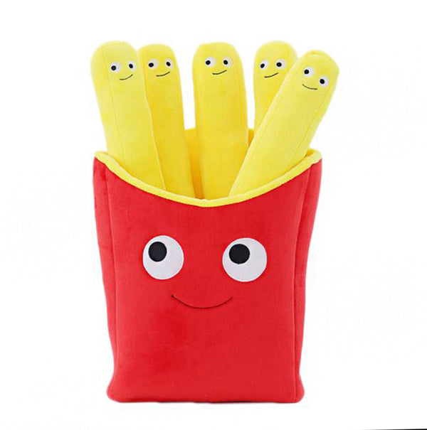 Creative Simulation French fries Soft Plush Pillow Toy for Sofa Office Decoration