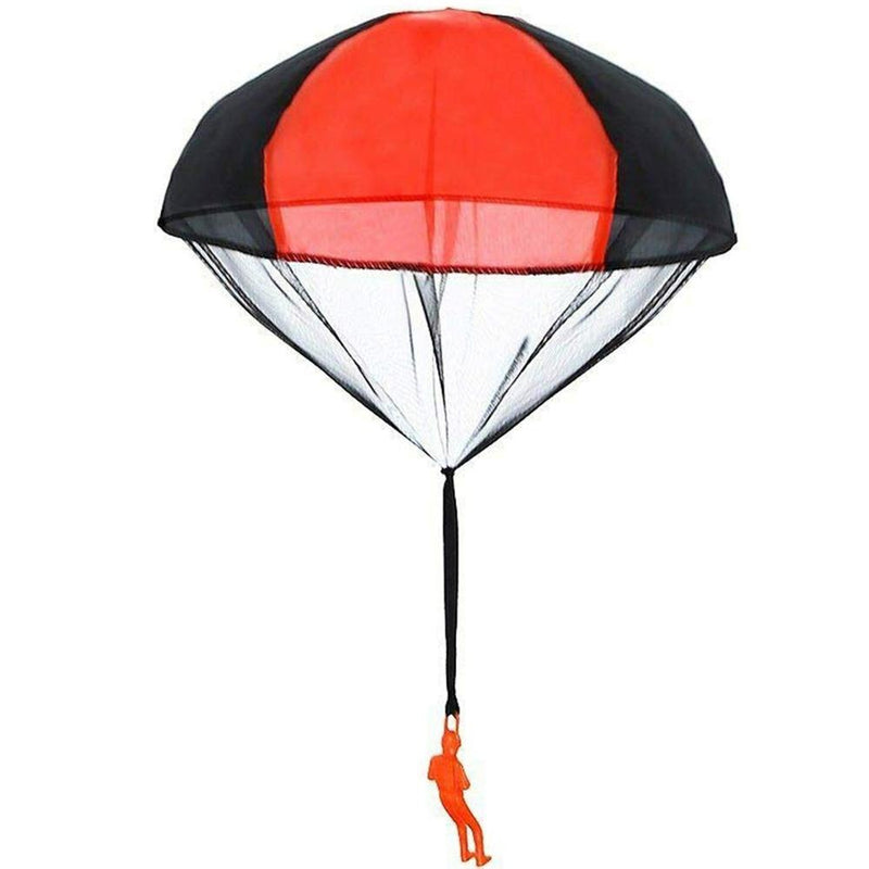 4PCS Set Tangle Parachute Figures Hand Throw Soliders Square Outdoor Children's Flying Toys