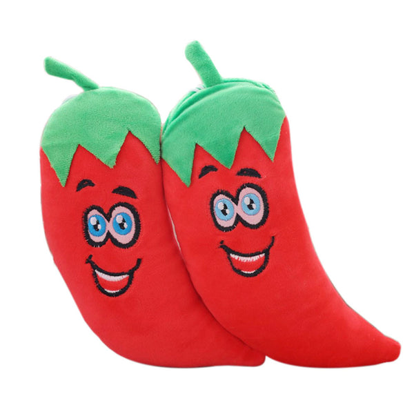 3Pcs Cartoon Chili Soft Plush Stuffed Toy for Festival Bed Sofa Decoration