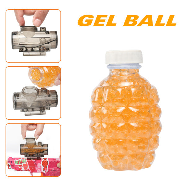 Electric Gel Ball Blaster Toy Guns; Full Auto Splatter Ball Blasters with 11000 Water Bead Rechargeable Battery Powered; Shoot Up to 65 Ft; Gel Ball Blaster for Boys & Girls