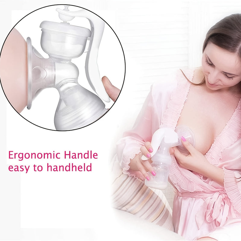 1pc Single Manual Breast Pump; Breast Feeding Pump