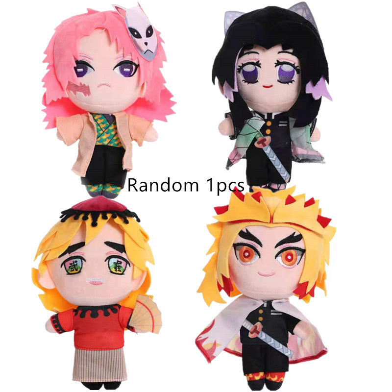 20 Cm Demon Slayer's Blade Plush Toy Kimetsu No Yaiba Kamado Tanjirou Tomioka Giyuu Agatsuma Zenitsu Douma Sabito Plush Doll