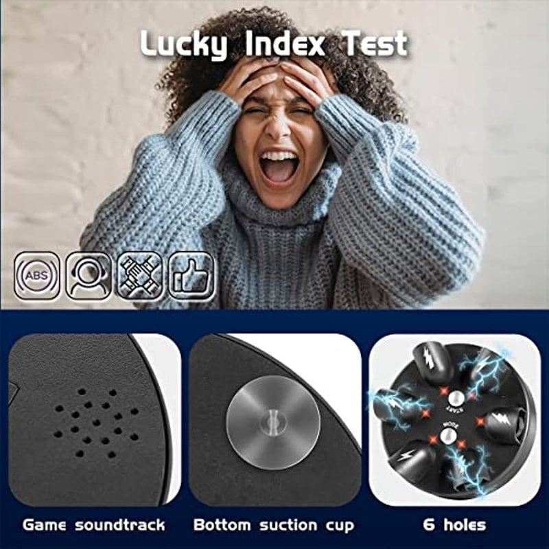 Lie Detector Test Shock Finger Game Shocking Shot Roulette Cogs of Fate Funny Electric Amazing Chance Toy Hand Buzzer Games Kids Adults Family Party