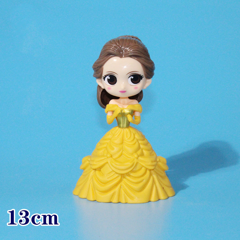 Disney's Hand-Made Frozen Princess Aisha Ann Kawaii Big Eyes Princess Variety Little Beauty Character Action Figure