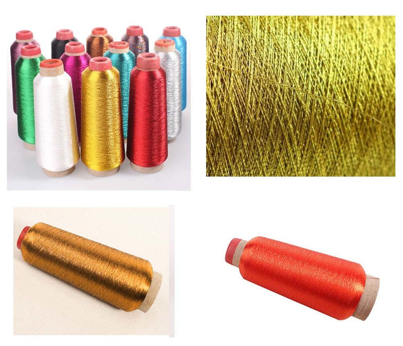 [Orange Red] Embroidery Thread Machine Embroidery Thread Sewing, 3250 Meters