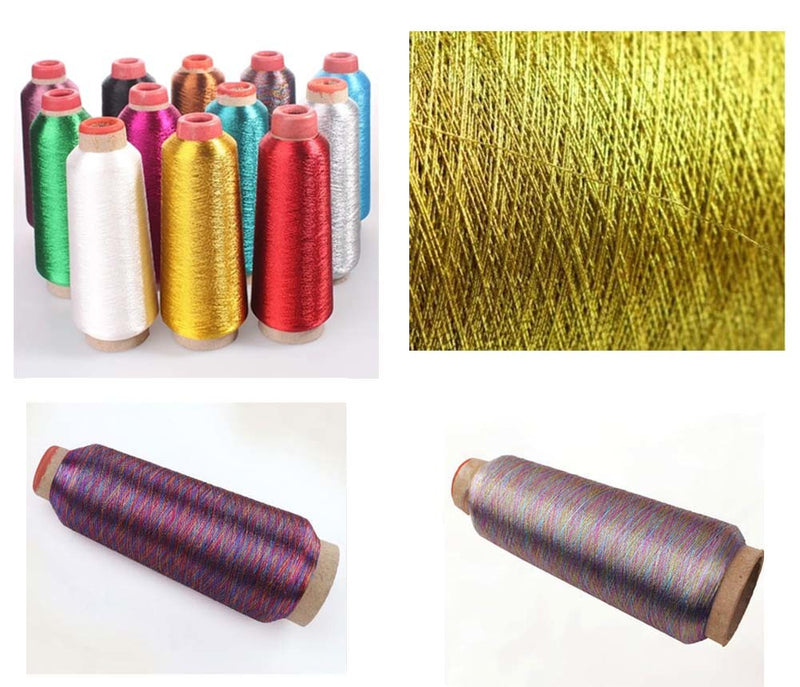 [Motley] Embroidery Thread Machine Embroidery Thread Sewing, 3250 Meters