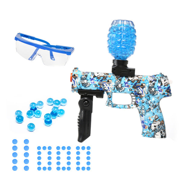 Gel Ball Blaster Toy Guns; Electric Splatter Ball Gun; with 11000 Non-Toxic; Eco-Friendly; Biodegradable Gellets; Kid Outdoor Yard Activities Shooting Game