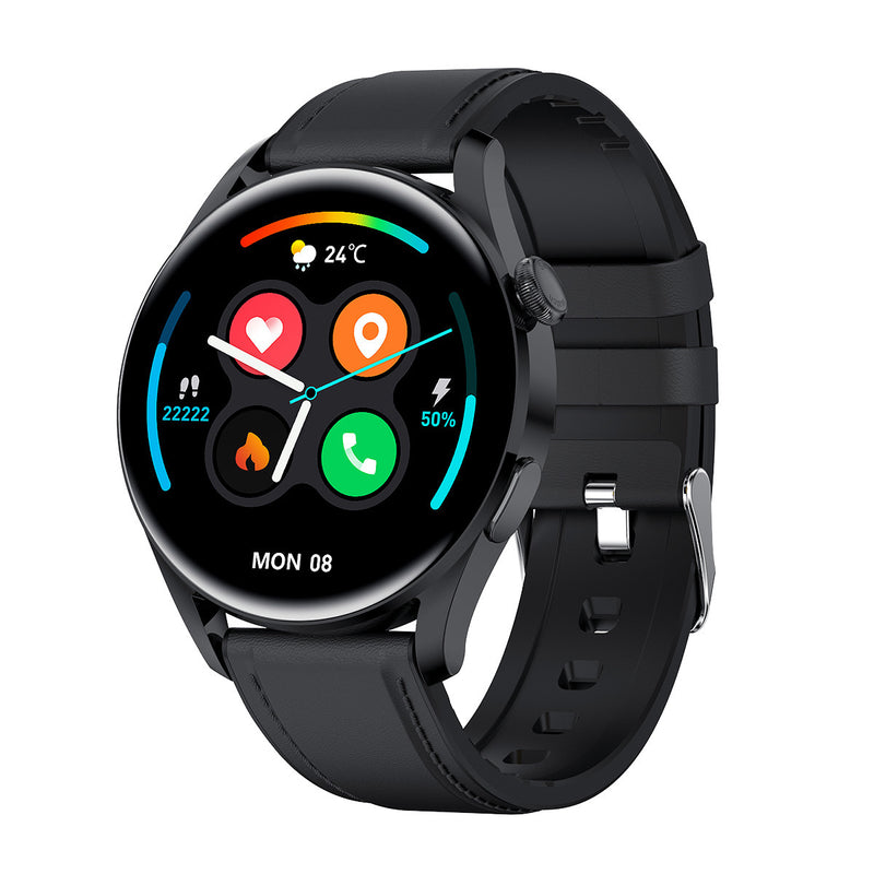 2022 T33S smart watch Bluetooth call temperature heart rate blood pressure oximeter step music control detection