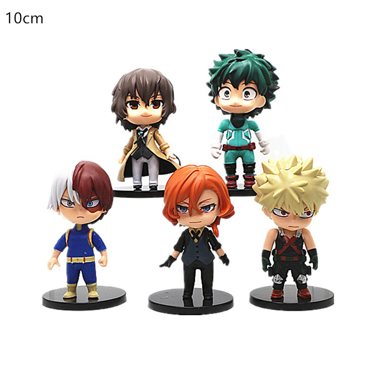 New Product Anime My Hero Academia Doll PVC Hero Era Small Doll Deku Movable Collectible Model Decoration Doll Children Toy