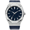 Stainless steel waterproof quartz watch gold steel sand starry sky face men's watch