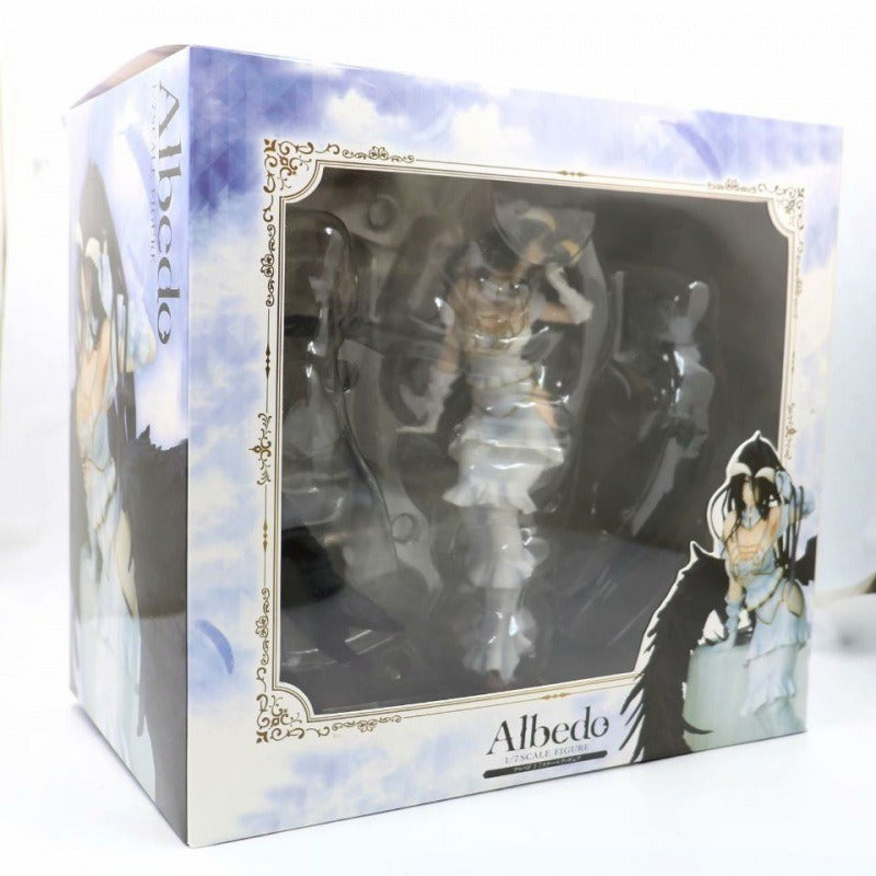 27cm Overlord Albedo So-Bin Anime Character Overlord III Albedo Action Figure Albedo Little Devil Pillow Sitting Swimsuit Albedo