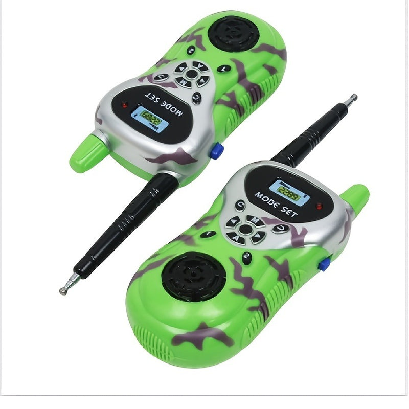 2pcs Wireless Call Parent-child Interactive Outdoor Toys ; Children's Mini Walkie-Talkie Toys