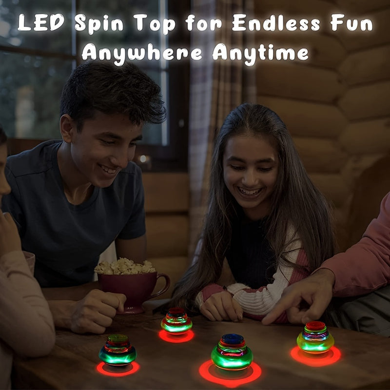 Music Gyro Kids Toy; Luminous Rotating Gyro Toy; With Colorful Light For Children