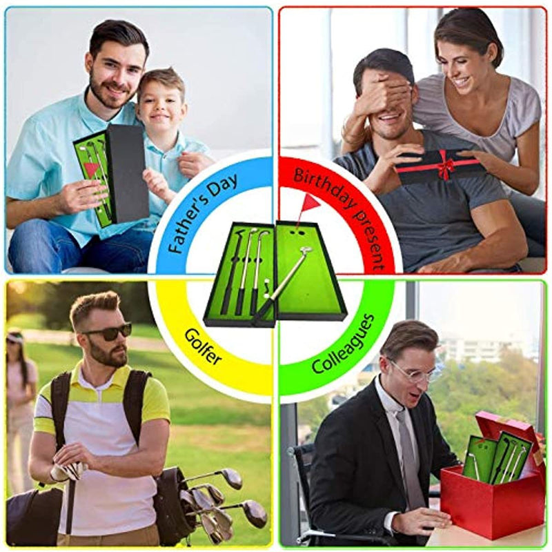 Golf Pen Gifts for Men Women Unique Christmas Stocking Stuffers; Dad Boss Coworkers Him Boyfriend Golfers Funny Birthday Gifts; Mini Desktop Games Fun Fidget Toys Cool Office Gadgets Desk Decor