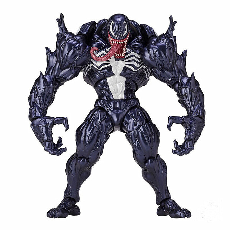 Marvel Movie Character Yamaguchi AMAZING Extraordinary Spider-Man Red Poison Carnage Venom PVC Movable Model Toy