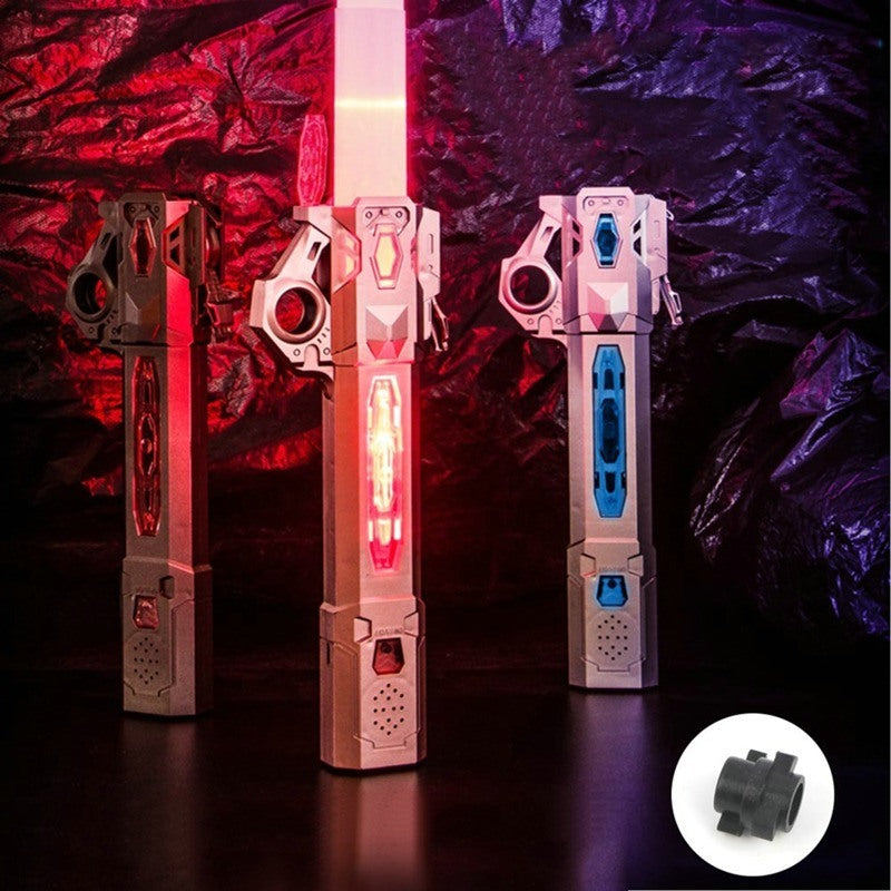 2023 New RGB Laser Sword 2 in 1 Retractable Light Saber Toys For Children Double Light Saber Cosplay Laser Sword