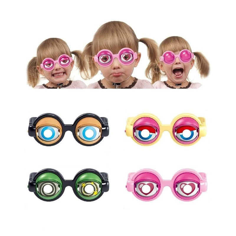 Funny Crazy Eyes Glasses Novelty Toys Gags And Practical Jokes Giant Googly Eyes Creative Party Favors For Kids Birthday Gifts