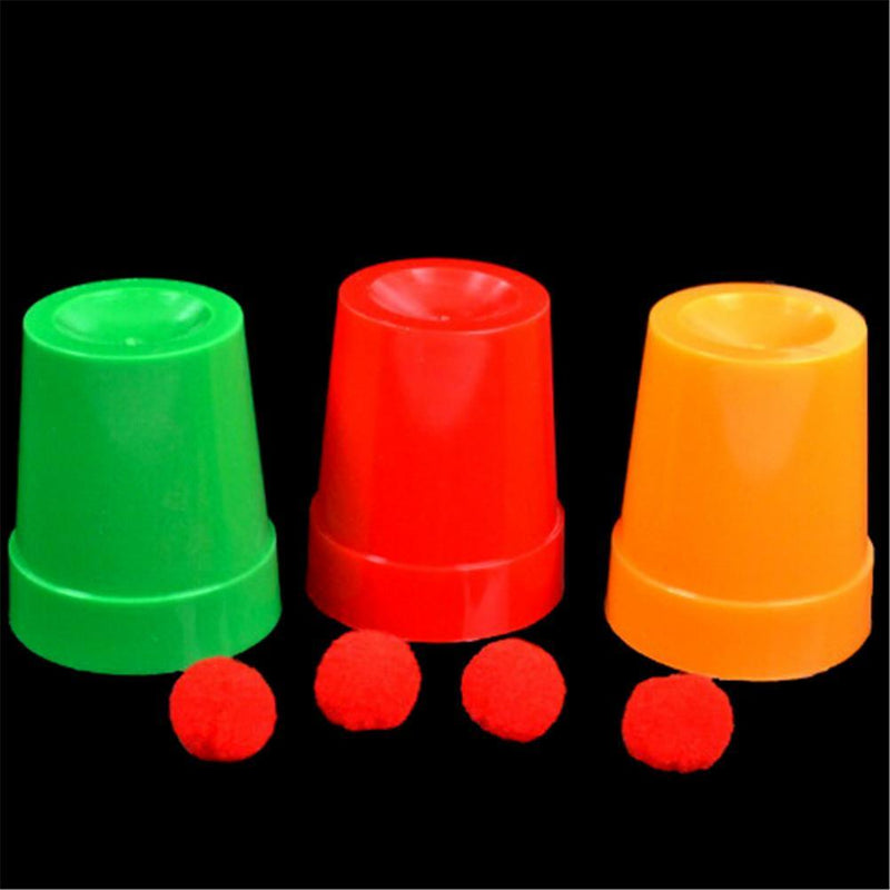 Magic Cups and Balls Professional Magician Trick close up Magic Tricks illusion mentalism truco de magie kids toy