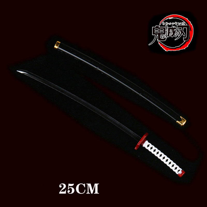 25cm Kimetsu No Yaiba Sword Weapon Demon Killer Tomioka Yoshio Role-playing Sword Anime Ninja Sword PU Weapon Props