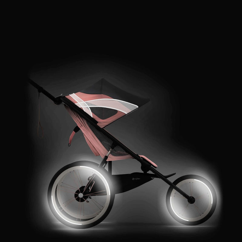 CYBEX AVI Jogging Sports Running Stroller Frame in Black and Pink