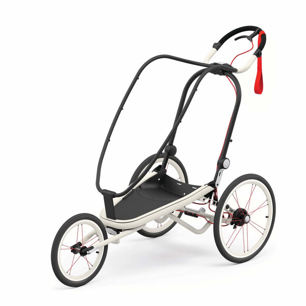 CYBEX ZENO Multisport Running Trailer Frame in Cream and Orange