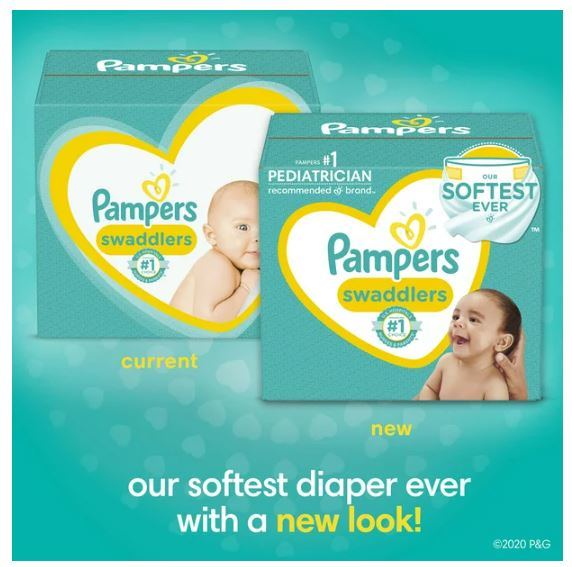 Pampers Swaddlers Diapers Size Newborn, 84 Count