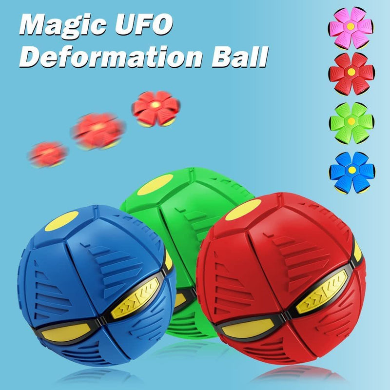 UFO Magic Ball UFO Portable Flying Saucer Toy UFO Outdoor Toy Ball UFO Ball;  UFO Magic Ball Boys and Girls Outdoor Sports Kids Gift (have Light Model)