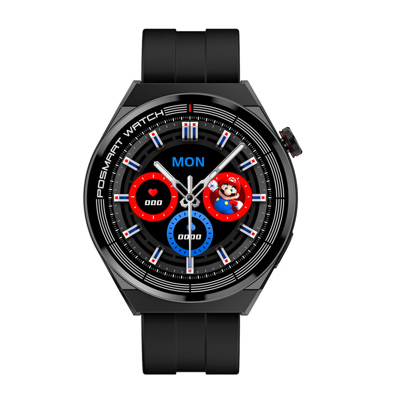 Smart sports watch Huaqiang North top equipped with Porsche men's waterproof large screen 1.45 Bluetooth