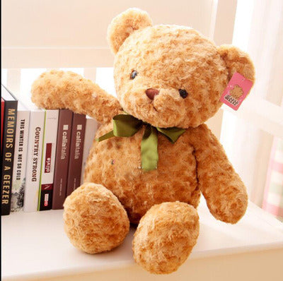 Teddy Bear Plush Dolls Baby Cute Animal Dolls Soft Cotton Stuffed Home Soft Toys Sleeping Stuffed Toys Gift Kawaii